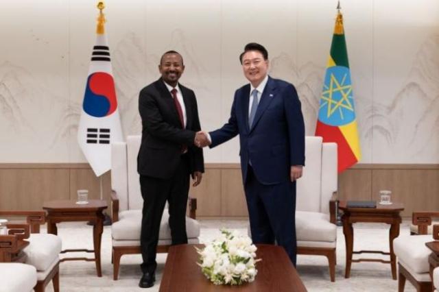 尹대통령, 한-아프리카 정상회의 계기…에티오피아 총리와 만찬 회담