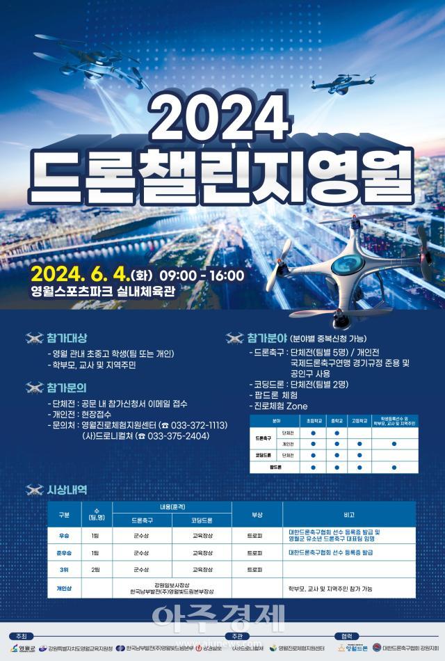 2024 드론챌린지 영월 포스터사진영월군