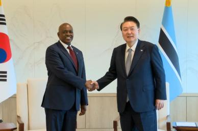 尹, 아프리카 7개국 정상과 릴레이 회담…협력 확대 약속