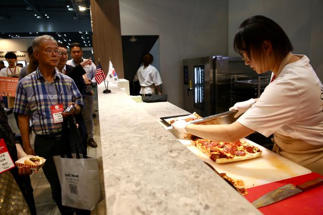 Visitors and participants experience booths from various countries at SEOUL FOOD 2024 held at KINTEX on June 11 2024AJU PRESS Han Jun-gu