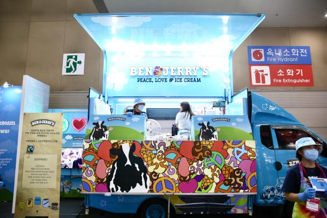 An ice cream truck at SEOUL FOOD 2024 held at KINTEX on June 11 2024AJU PRESS Han Jun-gu