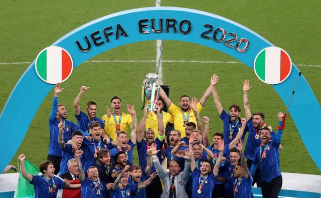 유로2020 대회에서 우승한 이탈리아 대표팀 사진로이터 연합뉴스