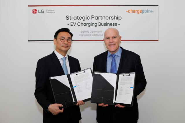 LG Electronics, ChargePoint partner for EV charging business in U.S.