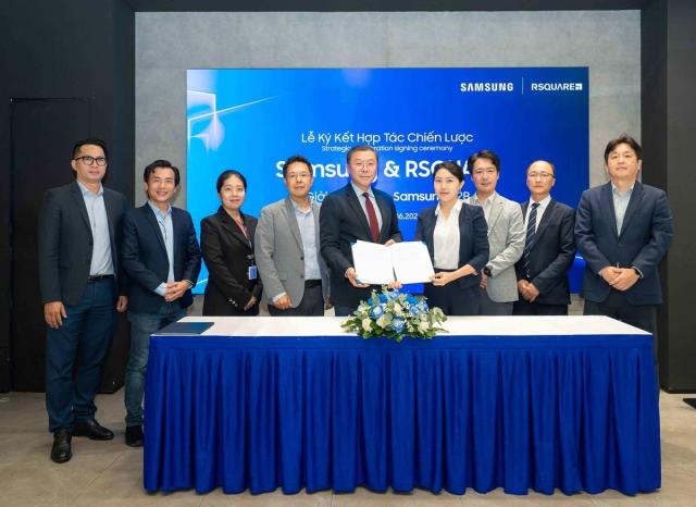 Lễ ký kết hợp tác chiến lược giữa RSquare và Samsung ẢnhRSquare