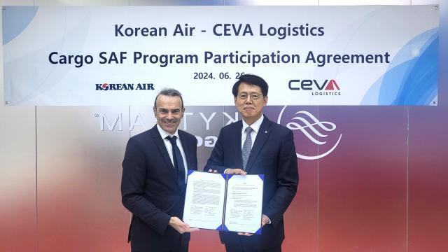 大韓航空、シーバ・ロジスティクスと持続可能航空油パートナーシップ