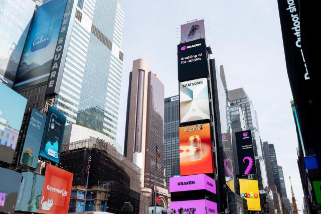 지난 26일현지시간 미국 뉴욕 타임스스퀘어의 갤럭시 언팩 2024 디지털 옥외 광고 사진삼성전자 