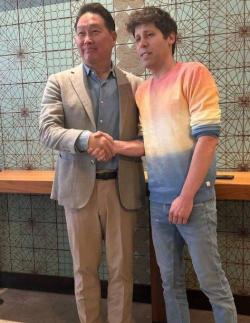대기업 총수들 인증샷 비즈니스의 시대