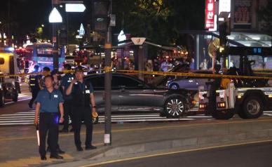 [포토] 서울 시청역 교차로서 대형 교통사고