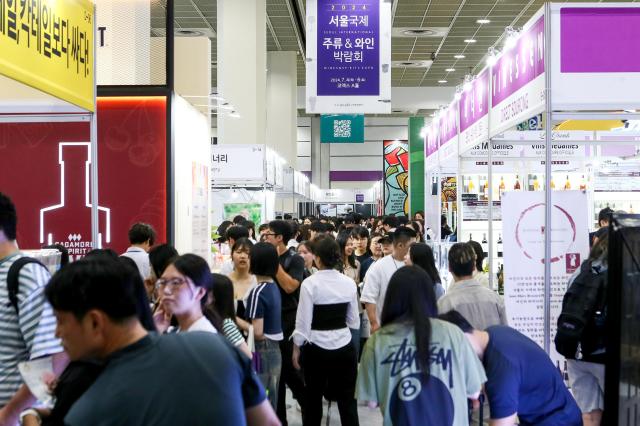 Seoul International Wine  Spirits Expo takes place at COEX in Seoul on July 4 2024 AJU PRESS Kim Dong-woo