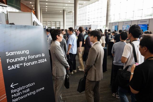 The event venue of Samsung Foundry Forum 2024 at COEX in Samsung-dong on July 9 Courtesy of Samsung Electronics