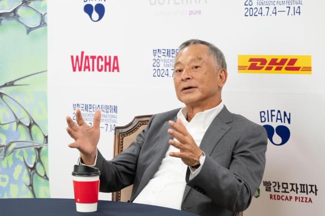 Johnnie Toe meets Korean reporters on July 5 at the 28th Bucheon International Fantastic Film Festival AJU PRESS Park Jong-hyeok