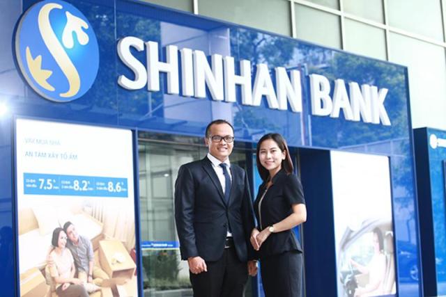 ẢnhChụp màn hình trang web Shinhan Bank