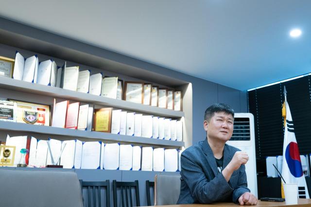 World K-pop Center CEO Park Sung-jin speaks during an interview held in central Seoul on July 16 AJU PRESS Park Jong hyeok