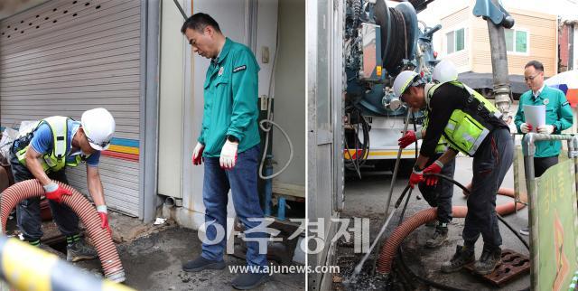 대구시는 올해 여름철 장마와 집중호우를 대비하여 ‘빗물받이’ 전수 점검 및 청소를 시행하고 불법 빗물받이 덮게 제거 및 대시민 홍보를 시행했다 사진대구시