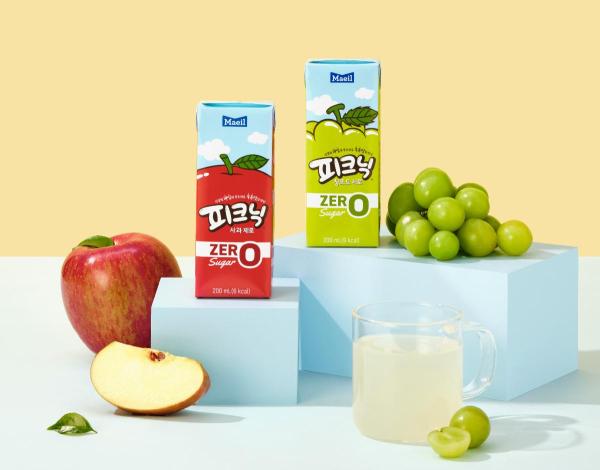 매일유업 피크닉 제로 2종 사과 제로·청포도 제로 사진매일유업