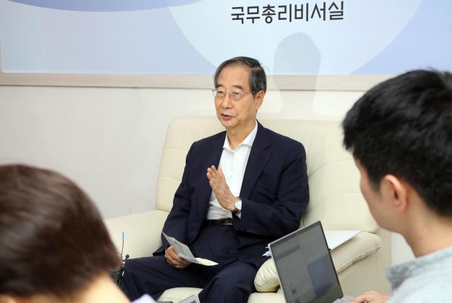 한덕수 국무총리 사진연합뉴스