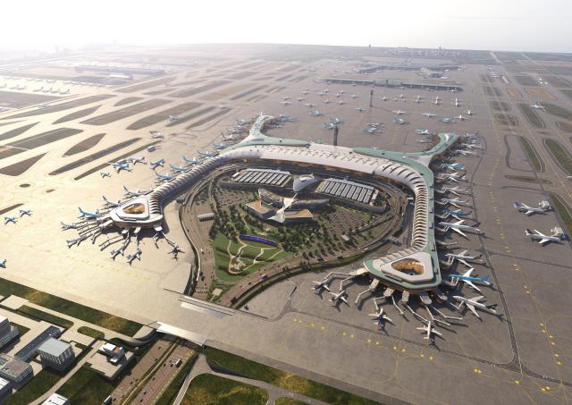 인천국제공항 제4단계 건설사업 조감도 사진인천국제공항