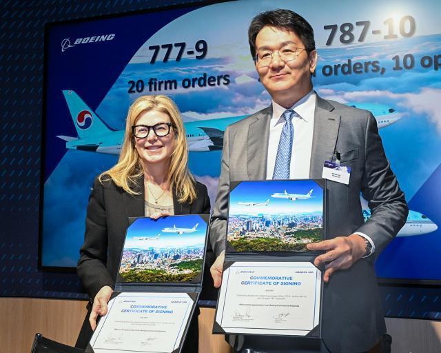燃料・輸送効率性を大幅に改善した「夢の航空機」…大韓航空、ボーイング社と50機の航空機購入MOU