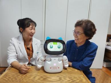 광주시, AI로봇 홀몸 어르신 통합 건강 돌봄 서비스 제공