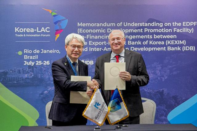 Korea Eximbank, IDB sign $300 million co-financing deal for Latin America infrastructure projects