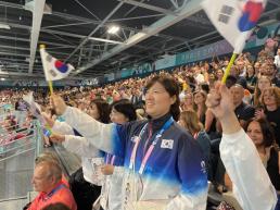 [파리올림픽 2024] 장미란 차관, 현장서 선수 응원...스포츠 외교 활동도