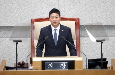 김진경 의장, 도의회·도·도교육청 협치의 틀 탈바꿈해야