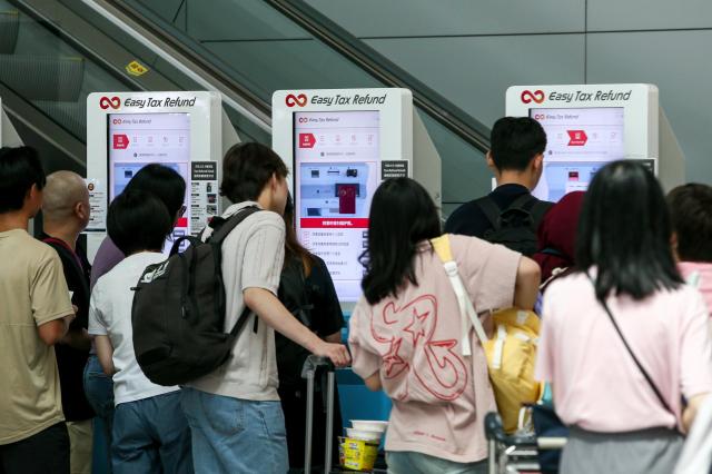 Travelers use a kiosk at Incheon International Airport Terminal 1 on July 26 2024 AJU PRESS Kim Dong-woo