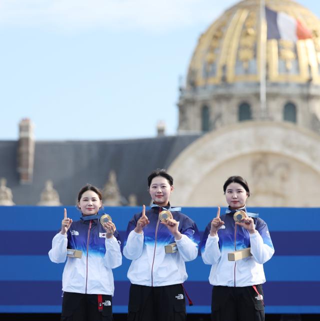 왼쪽부터 전훈영 임시현 남수현 사진연합뉴스