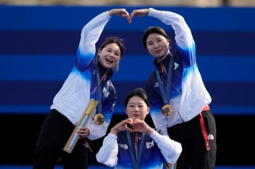 Korea wins 10th consecutive gold in womens archery team event