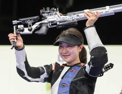 [파리올림픽 2024] 여고생 반효진, 여자 사격 공기소총 10m 금메달