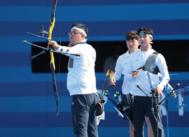 한국 남자 양궁 대표팀 사진연합뉴스