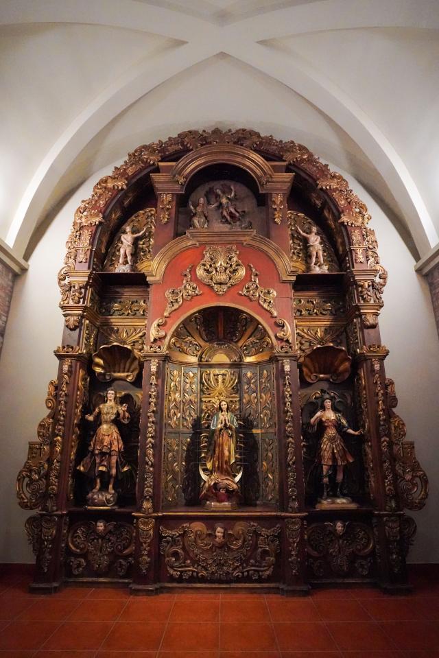 Altar on display at the Latin American Cultural Center in Goyang Gyeonggi Province on July 30 2024 AJU PRESS Park Jong-hyeok