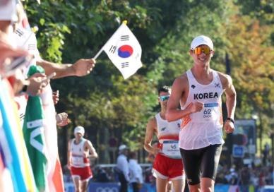 [파리올림픽 2024] 최병광, 육상 경보 남자 20km서 42위 기록