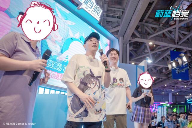 Kim Yong-ha EPD of mobile game Blue Archive in a sub-culture event held in Shanghai China July 12 to 14 2024 Courtesy of Nexon Games