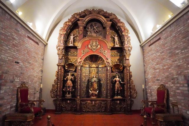 An altar is on display at the Centro Cultural de America Latina in Goyang Gyeonggi Province on July 30 2024 AJU PRESS Park Jong-hyeok