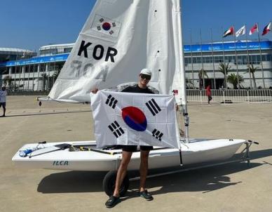 [파리올림픽 2024] 하지민, 요트 딩기 7차 레이스 깜짝 1위… 중간 순위 26위