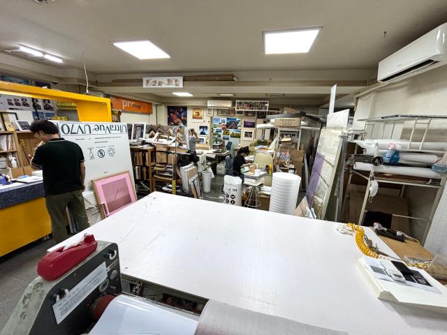 A printing industry worker works in Chungmuro Seoul on August 5 2024 AJU PRESS Han Jun-gu 