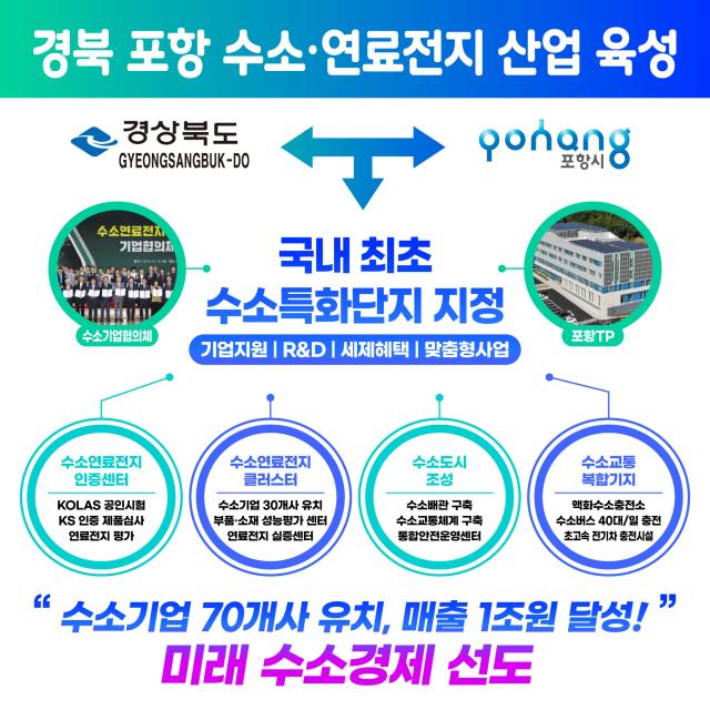 경북 포항 수소연료전지 산업 육성 도식화 사진포항시