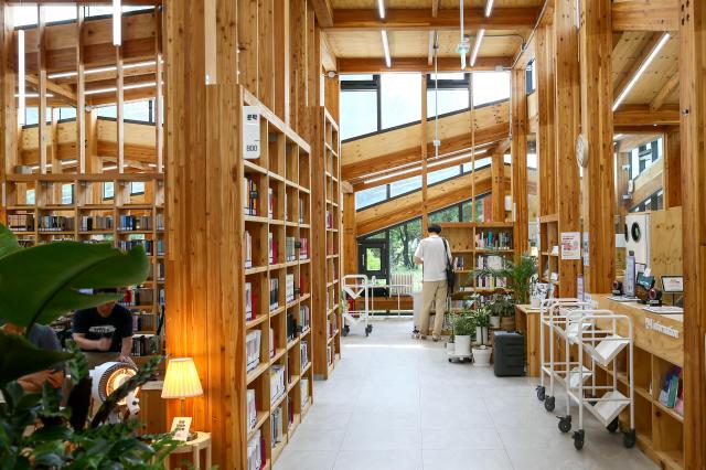 Odong Public Library located in Seongbuk-gu Seoul on Aug 7 2024 AJU PRESS Kim Dong-woo