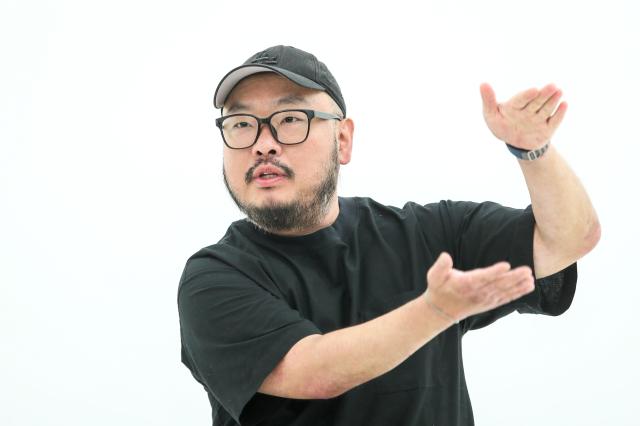 Standup comedian Danny Cho speakes during an interview near central Seoul on August 1 AJU PRESS Kim Dong-woo