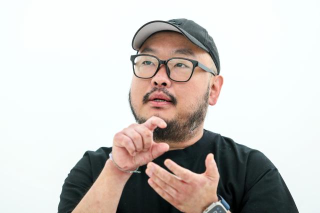 Standup comedian Danny Cho speakes during an interview near central Seoul on August 1 AJU PRESS Kim Dong-woo