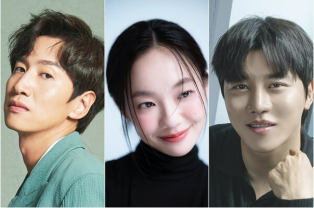 Từ trái qua Lee Kwang-soo Hoàng Hà Eum Moon-seok ẢnhCông ty chủ quản của các diễn viên