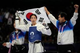Kim Yu-jin wins gold in taekwondo, 13th for South Korea in Paris