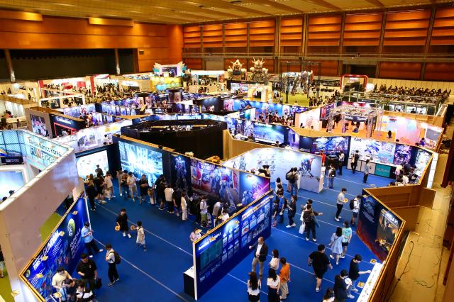 Many visitors attend the Bandai Namco Korea FUN EXPO 2024 at COEX in Seoul on Aug 9 2024 AJU PRESS Han Jun-gu
