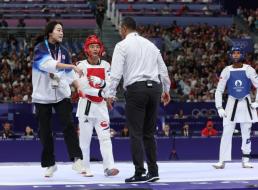 [파리올림픽 2024] 판정 실수에 번복됐는데...WT 사과 요청 받은 오혜리 "뒷일 생각 안 했다"