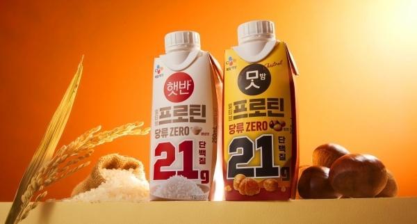 CJ제일제당의 식물성 단백질 음료 ‘얼티브 프로틴 쌀밥맛·밤맛’ 사진CJ제일제당