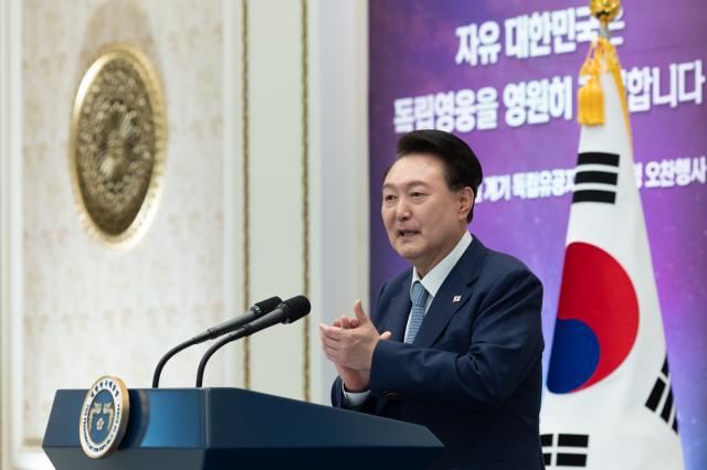 President Yoon Suk Yeol outlines unification strategy during Liberation Day speech