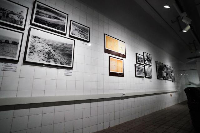 Historical photos on display at SeMA Bunkers exhibition Yeouido Transfer Center Aug 16 2024 AJU PRESS Park Jong-hyeok