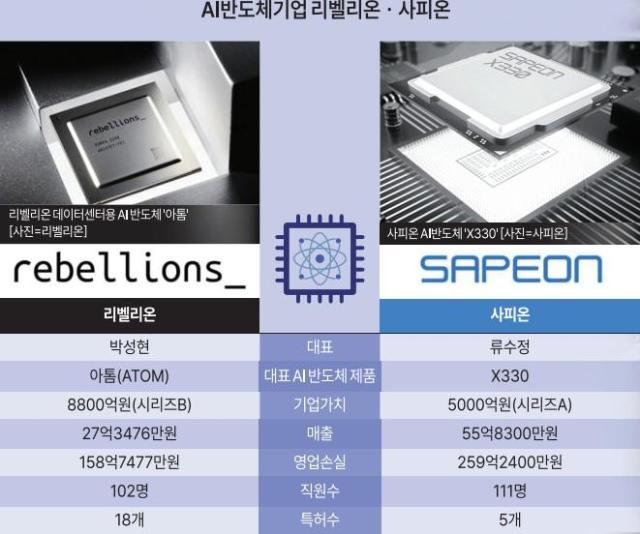 AI반도체기업 리벨리온-사피온 기업현황 자료각사