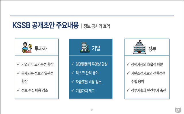 회계기준원 KSSB 공개초안 주요 내용 자료회계기준원